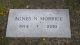 Agnes N. Morrice Grave Marker